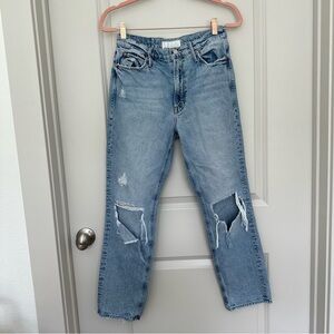 Mother Superior The Dazzler Ankle Jeans Size 27 with Cutouts